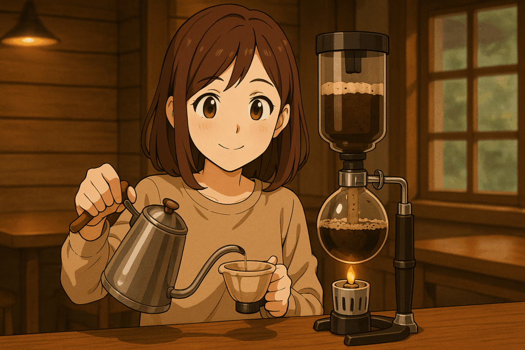 サイフォン式コーヒー 淹れ方