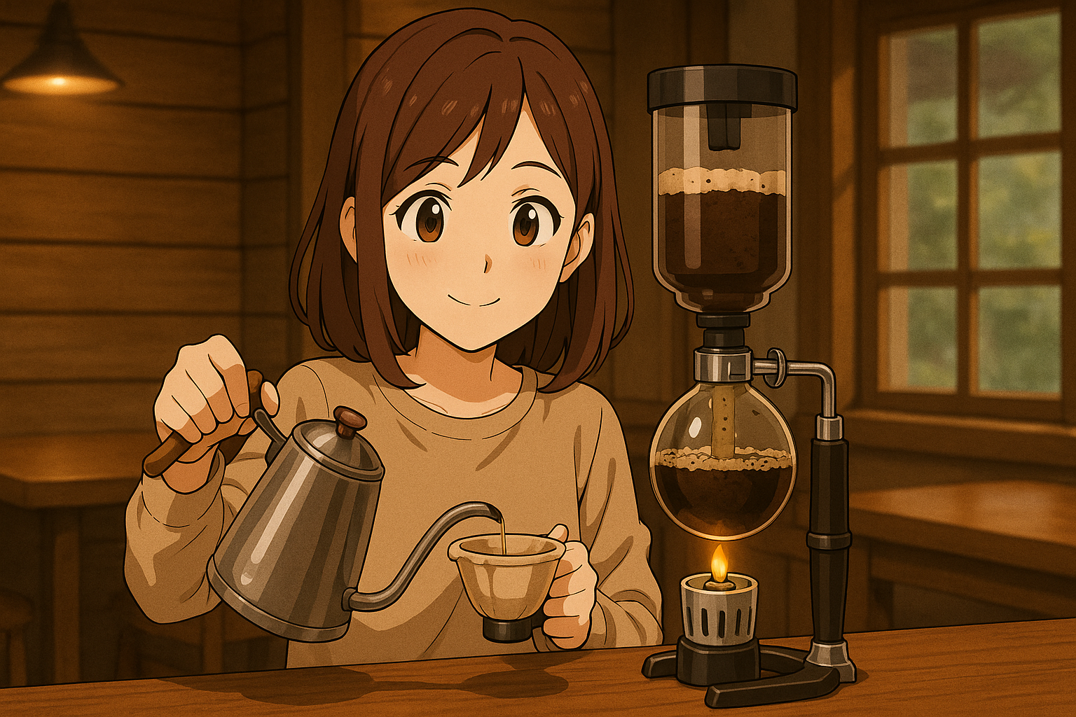 サイフォン式コーヒー 淹れ方