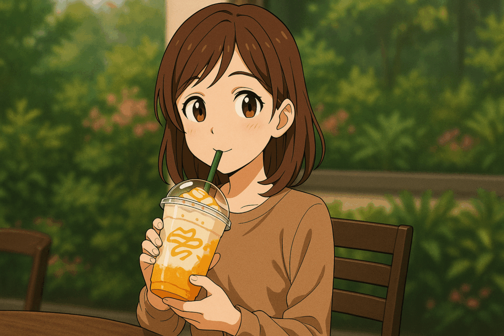 ホットハニー オリエンタル マンゴー & ティー フラペチーノ