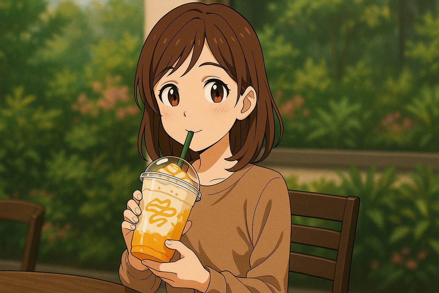 ホットハニー オリエンタル マンゴー & ティー フラペチーノ